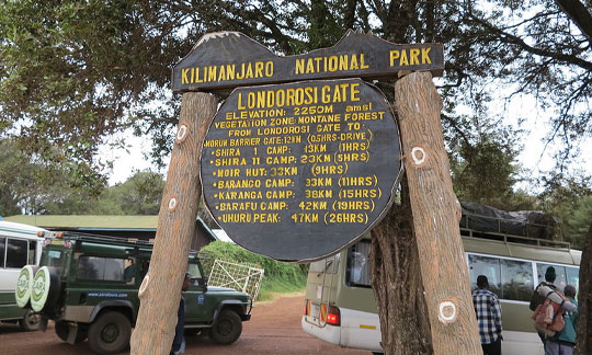 Londorosi gate kilimanjaro routes, Tanzania