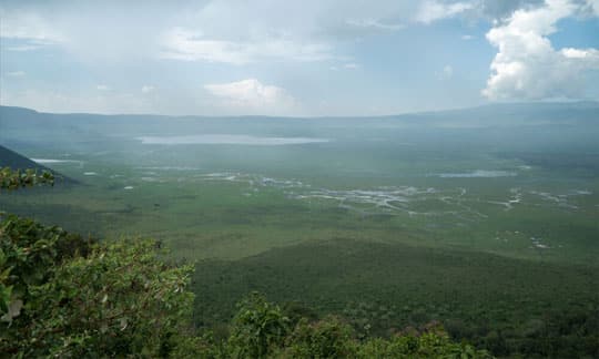 Ngorongoro crater rim Tanzania