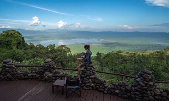 North Serengeti park Ngorongoro crater rim